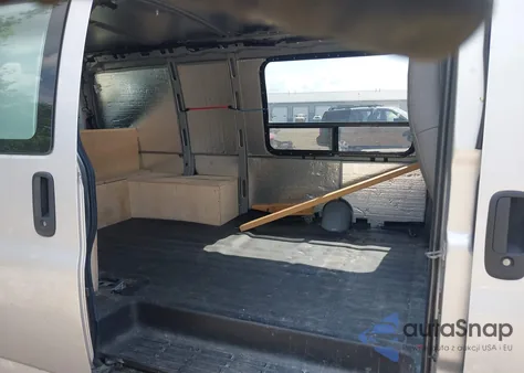 2017 GMC Savana Work Van from USA, damaged, VIN 1GTW7AFF2H1121853